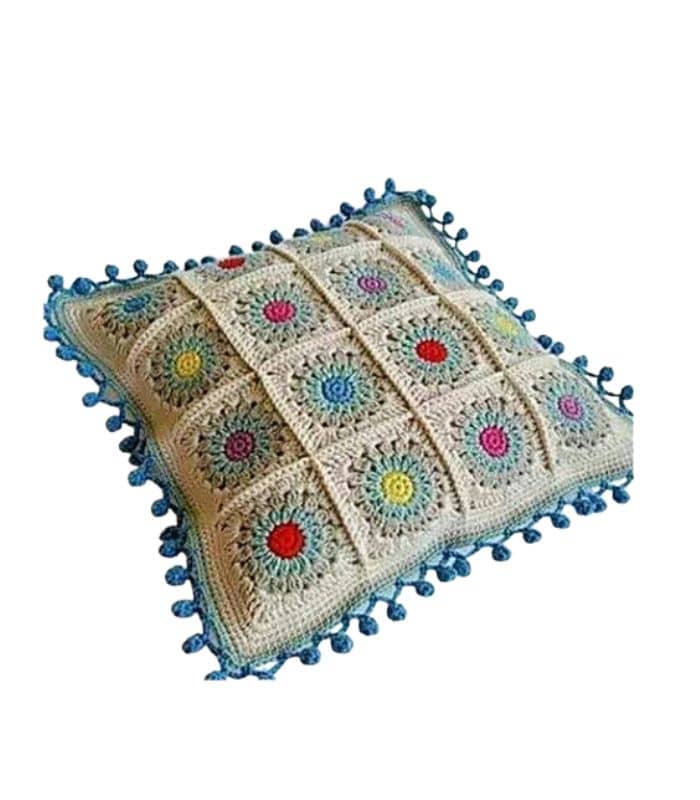 crochet pillowcase